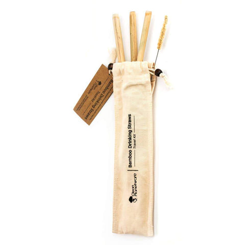 Bamboo Drinking Straws Kit