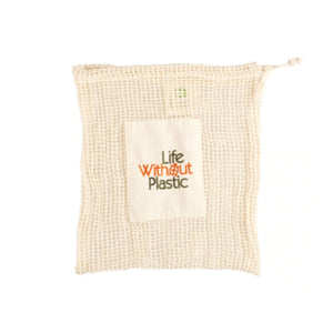 Organic Cotton Mesh Produce Bag - Medium